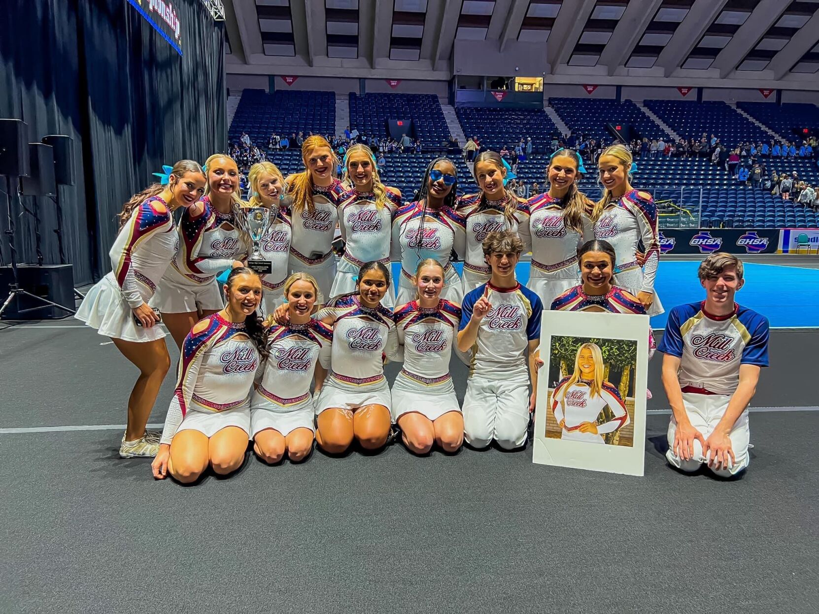 In Caitlyn's honor' — Mill Creek wins state cheerleading title weeks after  the death of beloved teammate, News